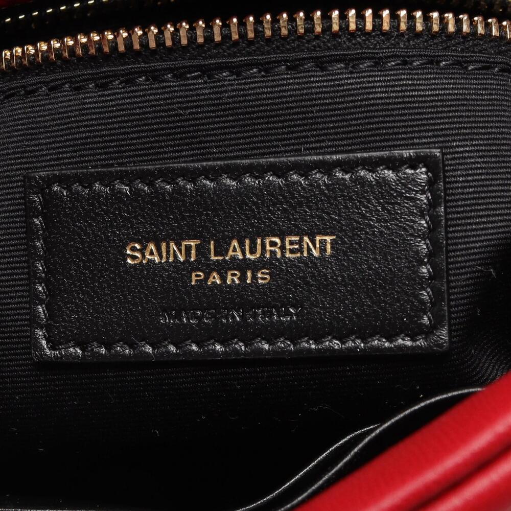 Saint Laurent puffer toy bag shoulder leather red - Picture 4 of 4